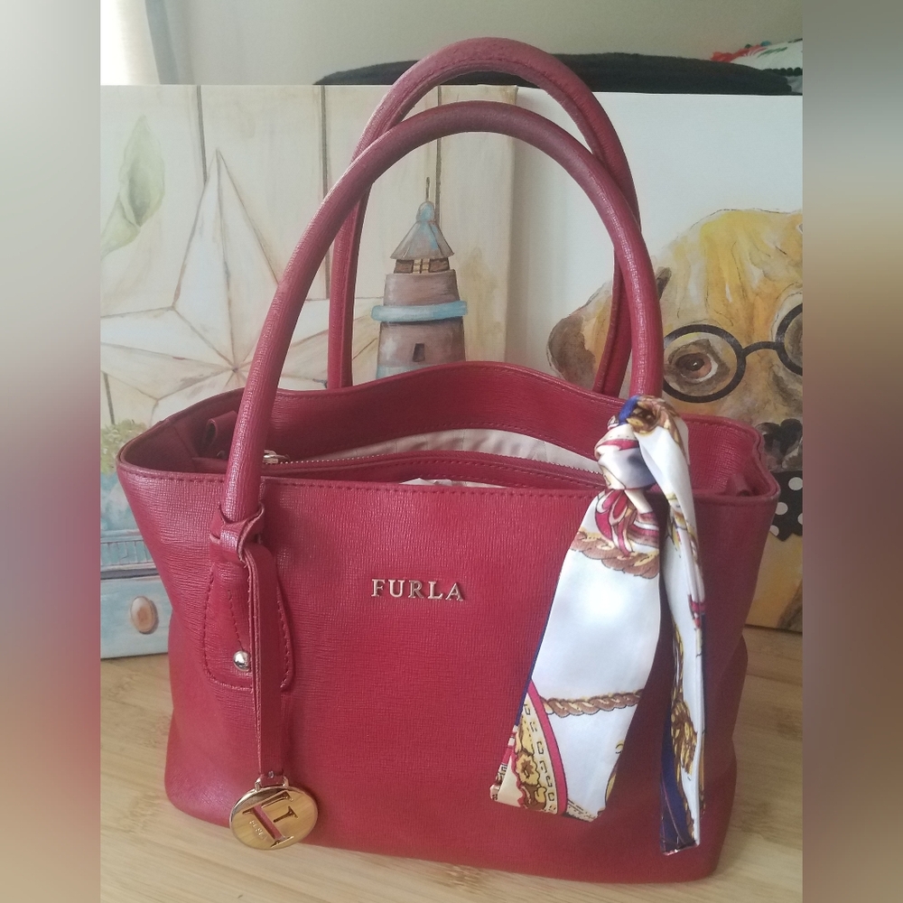 Furla Safiano Leather Small Josi Tote - Picture 4 of 17